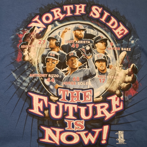 NWT Chicago Cubs Gildan cotton shirt 2XL - Picture 3 of 8